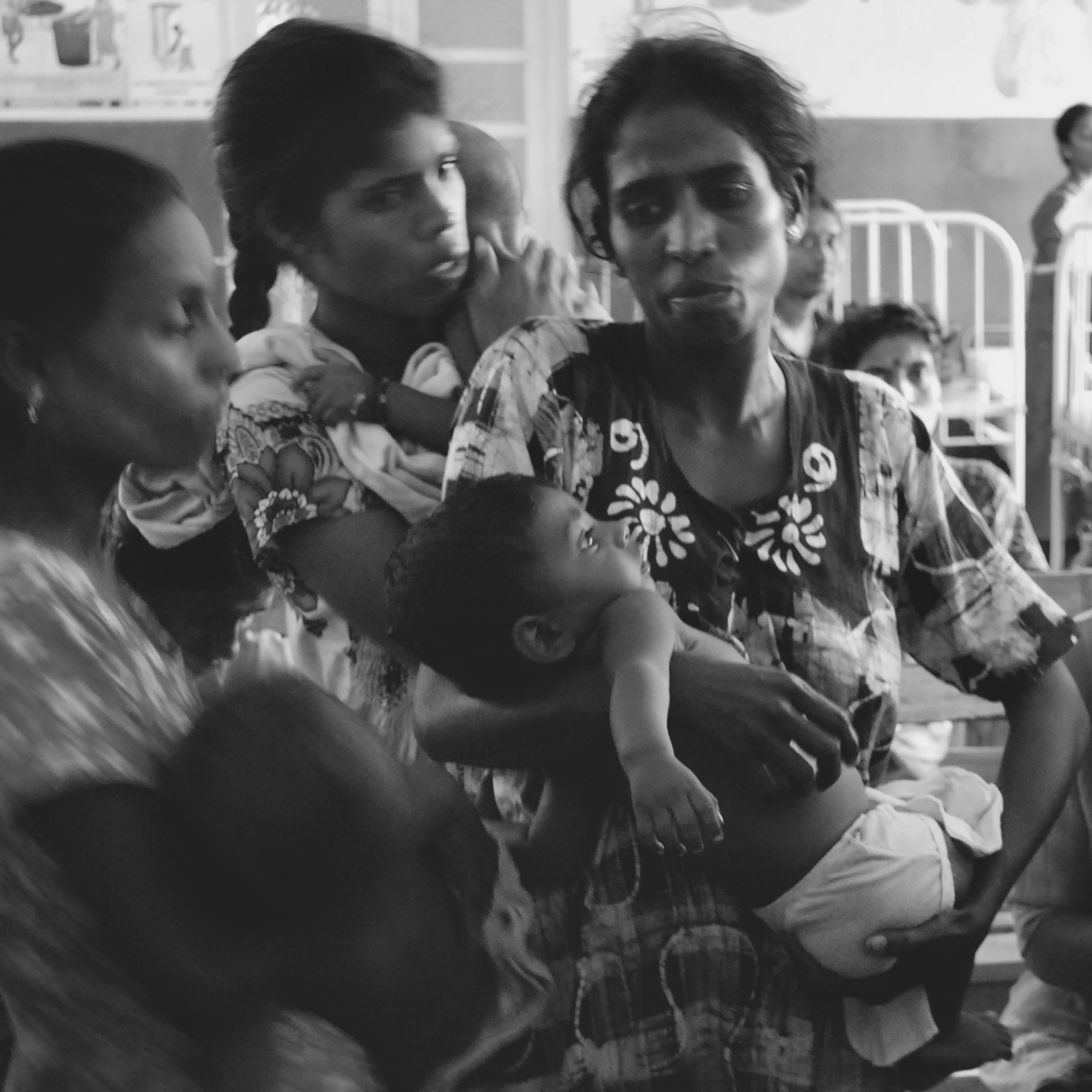 Medical care and aid workers at Menik Farm
